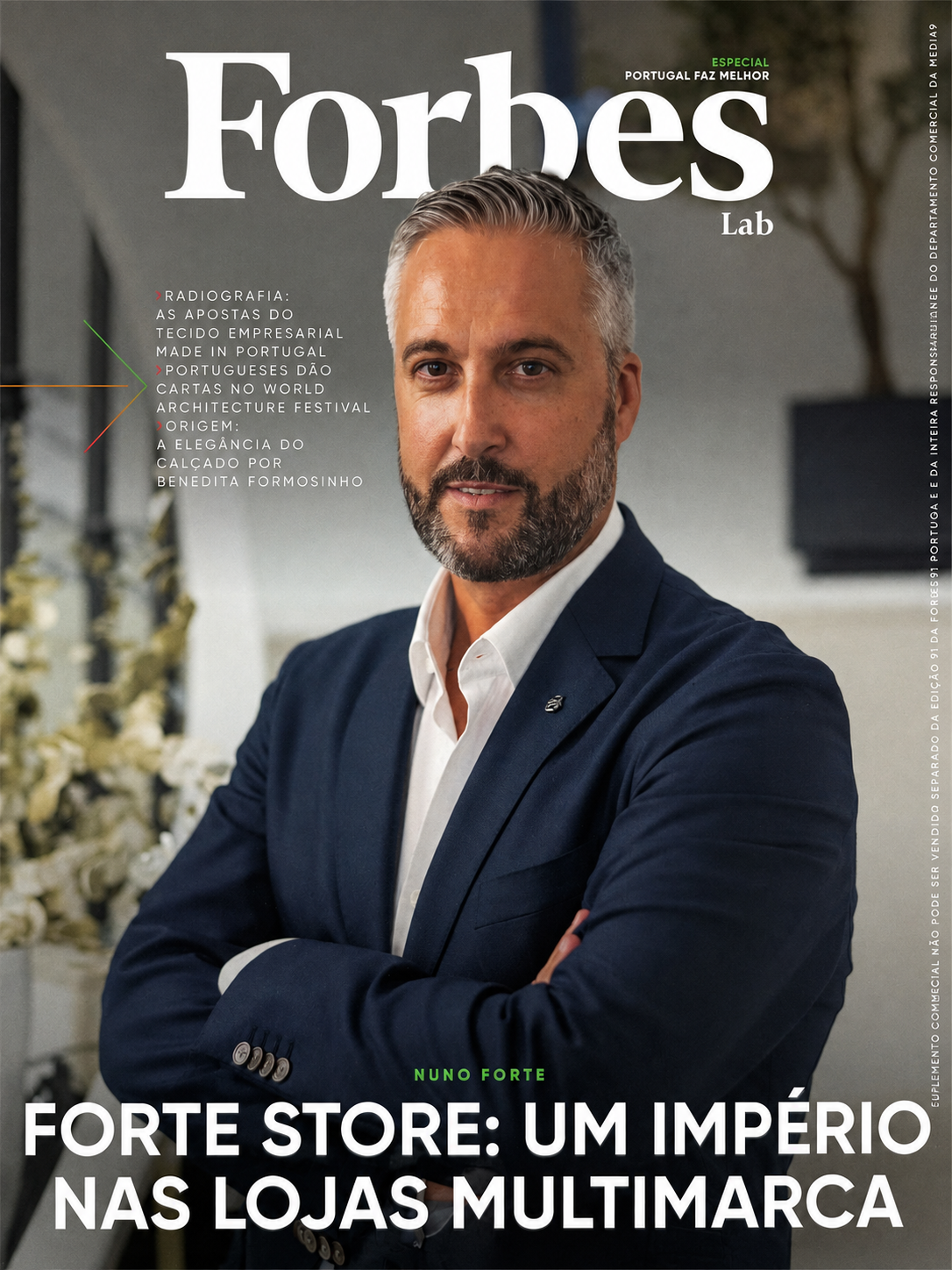 Capa Forbes Portugal com Nuno Forte